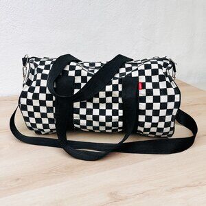 Vans Promotional Only Checkerboard Duffel Bag RARE Carry On Overnight Bag (EUC)